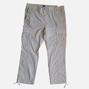 NWT Old Navy Women's Ripstop Cargo Pants XXL Stone Lt Khaki Tan Hiking Camping